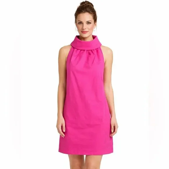 Sail to Sable Hydra Cowl Neck Button Down Back Dress - Picture 1 of 9